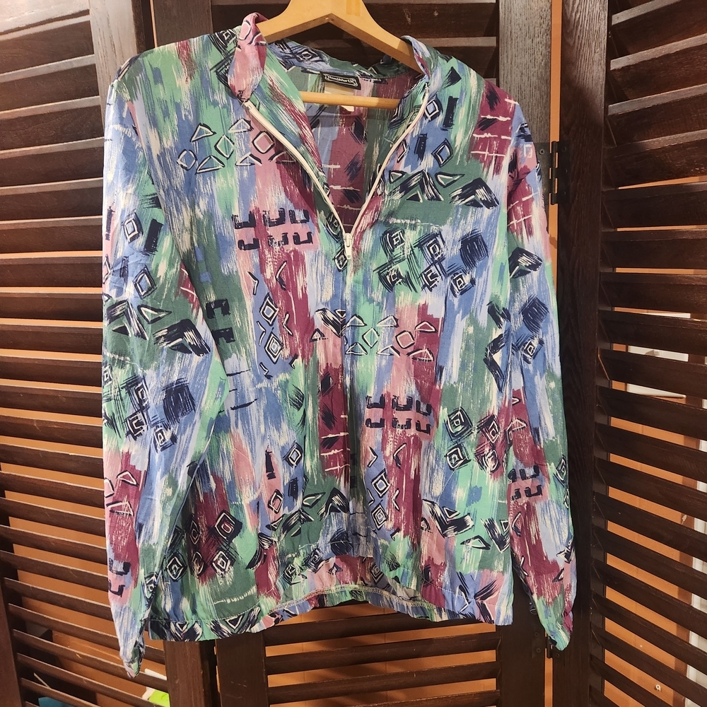 BonWorth Multicolor Abstract Pattern Jacket